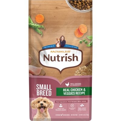 Rachael Ray Nutrish Rachael Ray Nutrish Real Chicken & Veggies Recipe Dry Small Breed Dog Food, 5-lb bag