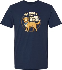 ISlide Dog is My Favorite Person T-Shirt, Navy Blue, XXX-Large