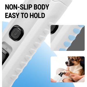 PATPET 2 LED Quiet Medium & Large Dog & Cat Nail Grinder