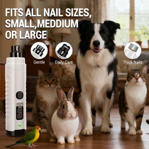 PATPET 2 LED Quiet Medium & Large Dog & Cat Nail Grinder