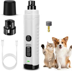 PATPET 2 LED Quiet Medium & Large Dog & Cat Nail Grinder