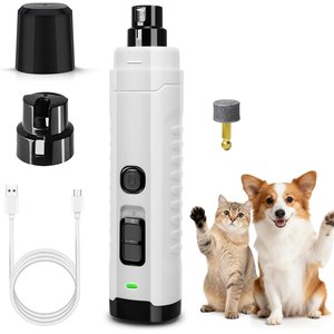 PATPET 2 LED Quiet Medium & Large Dog & Cat Nail Grinder