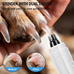 PATPET 2 LED Quiet Medium & Large Dog & Cat Nail Grinder slide 2 of 8