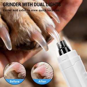 PATPET 2 LED Quiet Medium & Large Dog & Cat Nail Grinder