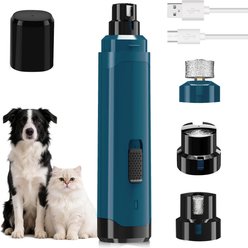 PATPET Steel Grit Dog & Cat Nail Grinder, Blue