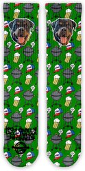 ISlide Custom Chewy Fathers Day Cookout Socks, Great White, X-Large