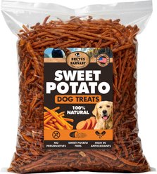 Brutus & Barnaby Single Ingredient Sweet Potato Fries Grain-Free Dehydrated Dog Treats, 5-lb bag