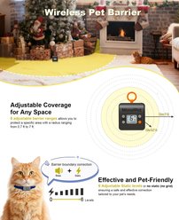 Mimofpet B1-S Wireless Barrier Small Dog & Cat Single Transmitter, Black, Small slide 2 of 5