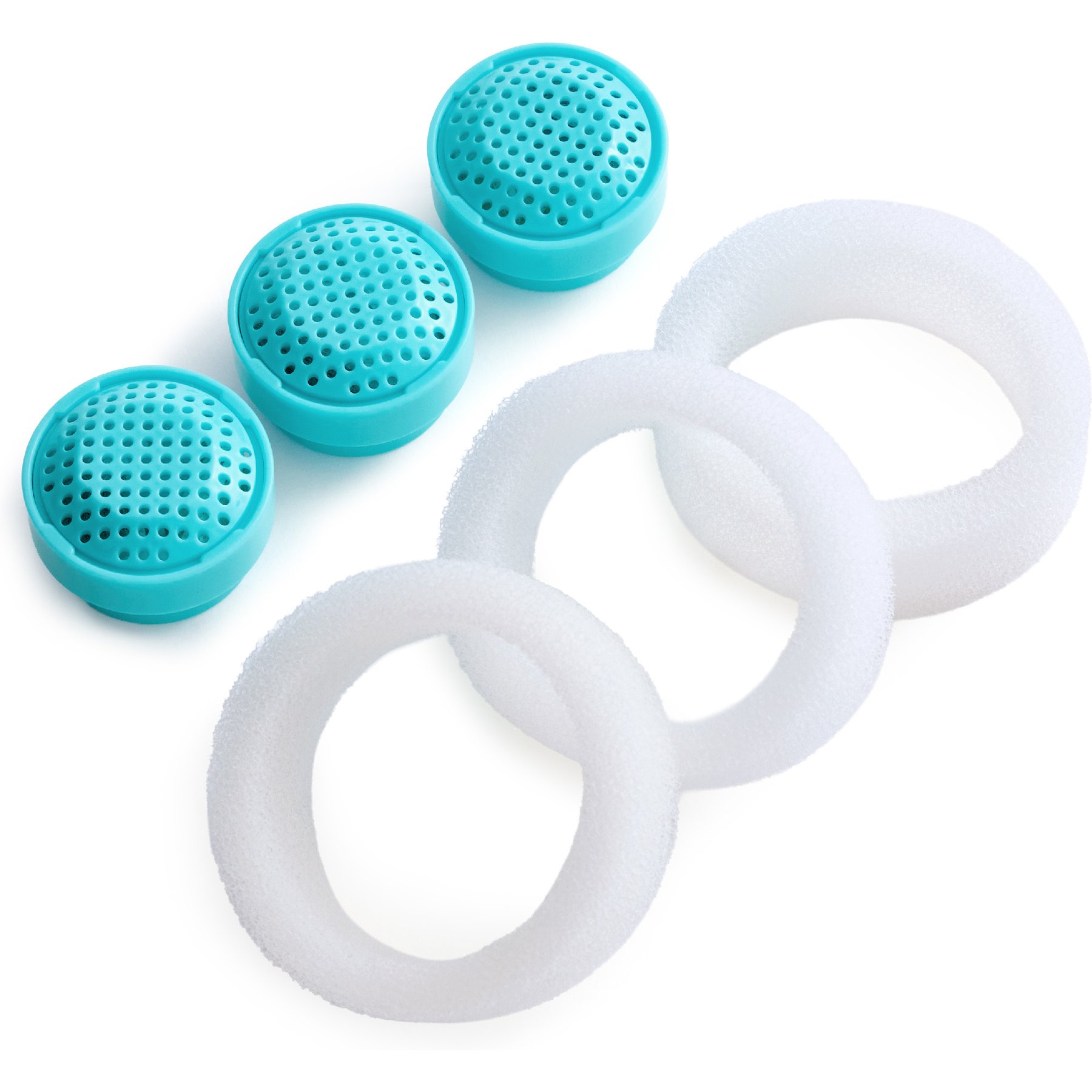 Lesure Glass Cat Water Dispenser Replacement Fountain Filters, 6 count