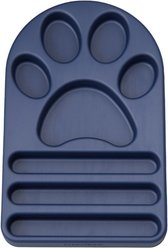 Freezbone FreezPaw Freezable Interactive Enrichment Paw-Shaped Tough Chewer Treat Dispenser Dog Toy & Lick Mat, X-Large, Navy slide 1 of 6