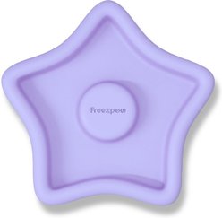 Freezbone FreezTwinkle Tough Chewer Treat Dispenser Fillable Cat Toy, Purple, Small