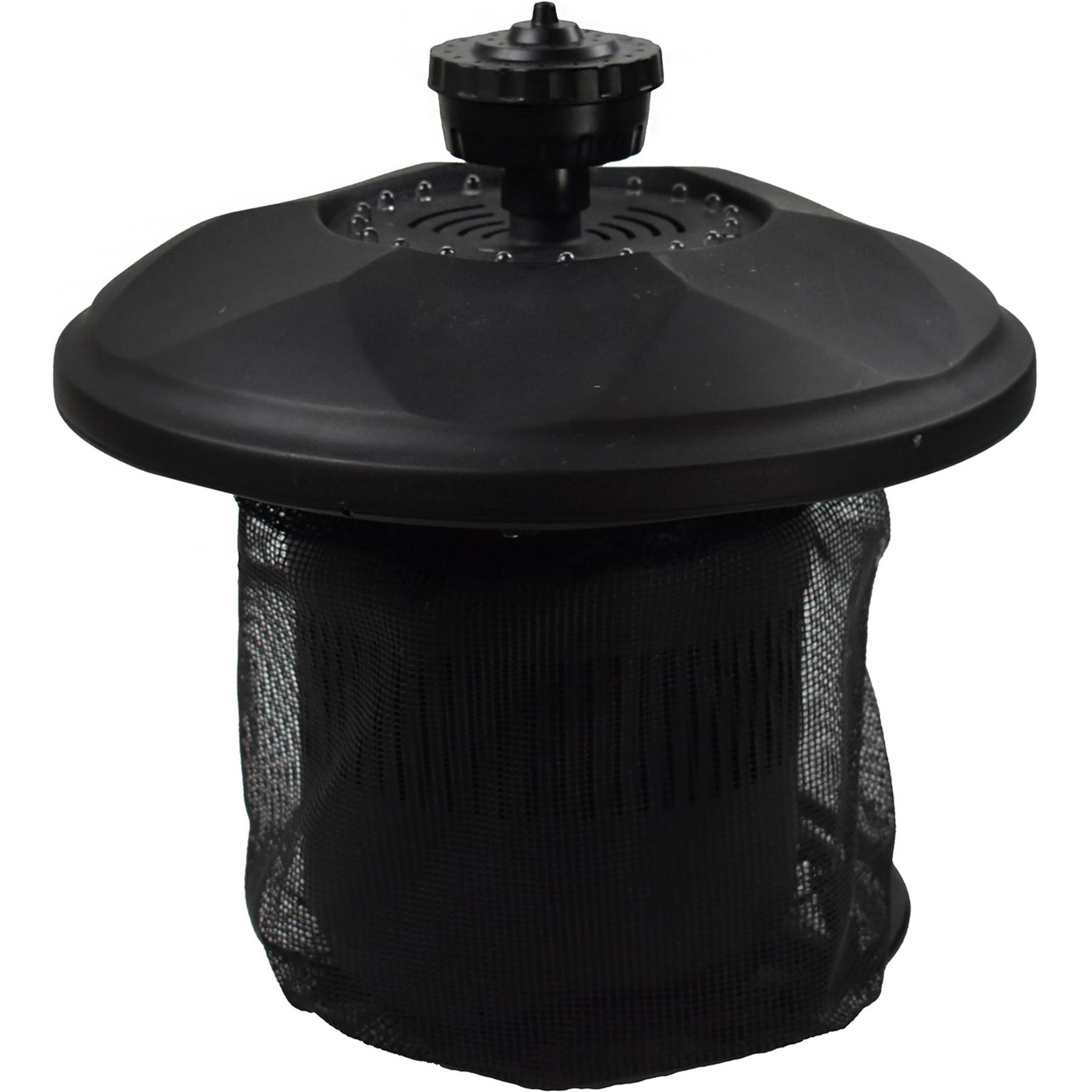 Pond Boss Floating Fountain with White LED Lights Pond Pump