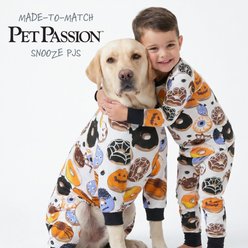 Pet Passion Jamie Adult Henley 2 Piece Pajamas, Spooky Sweet, Small slide 2 of 9