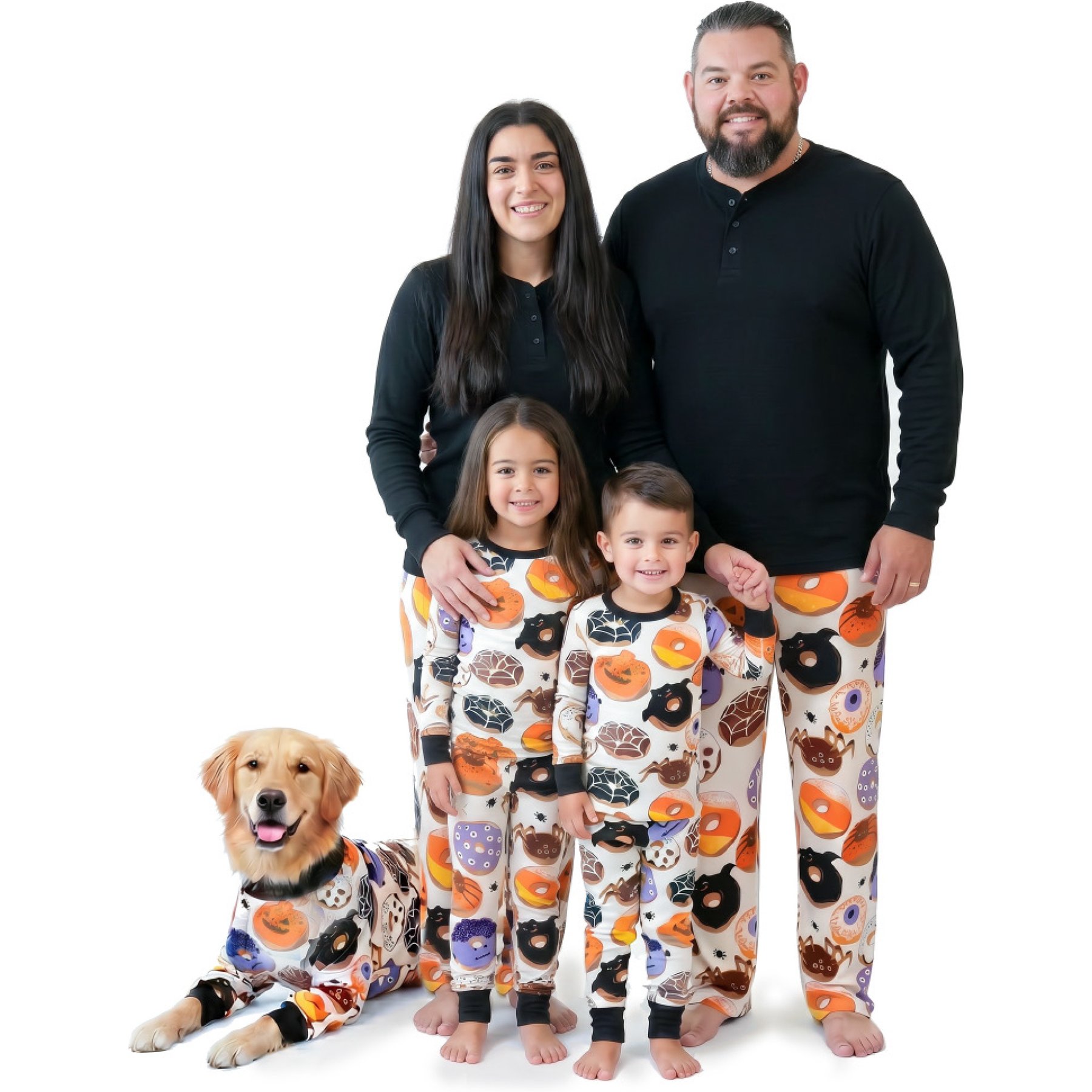 Pet Passion Jamie Adult Henley 2 Piece Pajamas, Spooky Sweet, X-Small
