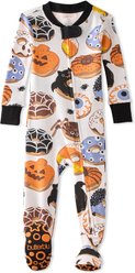 Pet Passion Cruz Snug Fit Footed Sleeper Pajamas, Spooky Sweet, 12 Months