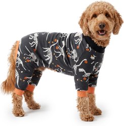 Pet Passion Snooze The Ultimate Dog Pajama, Candy Saurus, XX-Small
