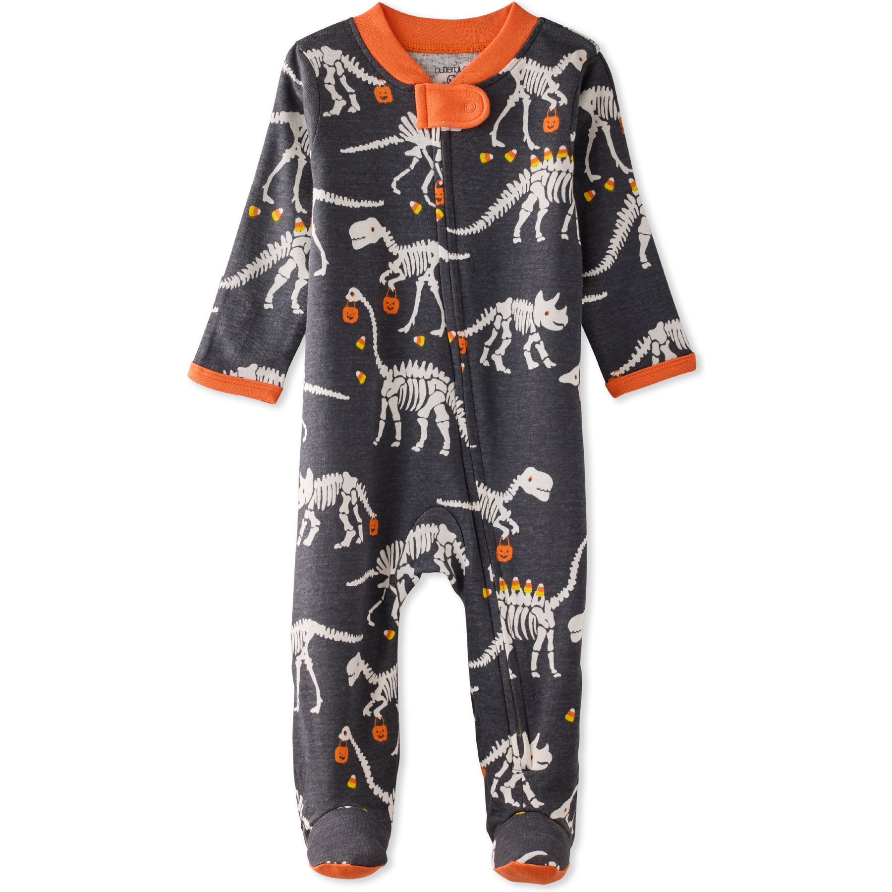 Pet Passion Candy Saurus Scout Sleep & Play Pajamas, 3-6 months