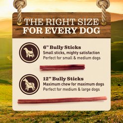 Ever Farm 6-inch Grass Fed Beef Pizzle Bully Stick Dog Chew, 25 count slide 2 of 6