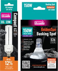 Arcadia UVB Basking Desert Combo Pack