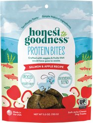 Honest To Goodness Salmon & Apple Protein Bites Soft & Chewy Dog Treats, 5.5-oz bag