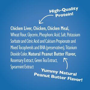 Bil-Jac Gooberlicious Peanut Butter Flavor Soft Dog Treats, 10-oz bag