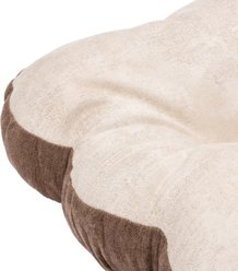SportPet Designs Scalloped Machine-Washable Pillow Dog Bed, Tan, Small: 24 x 17.5-in slide 2 of 9