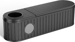 Bencmate Triple Function UV Resistant Waterproof Plastic Cat House, Black, 63.11 x 17.8 x 17.13-in