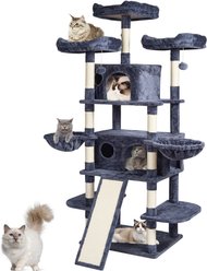 Bencmate Cozy Perchand 20.47-in Scratching Post Cat Tree, Dark Gray, Dark Gray