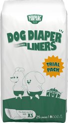 PAWPANG Disposable Dog Diaper Liners, 25 count, X-Small