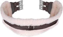 Shires Equestrian Products ARMA SupaFleece Elastic Horse Contour Girth, Brown, 58-in