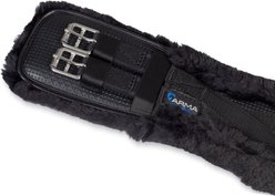 Shires Equestrian Products ARMA SupaFleece Horse Dressage Girth, Black, 26-in slide 2 of 2