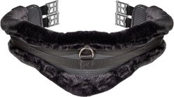 Shires Equestrian Products ARMA SupaFleece with Elastic Horse Anatomical Girth, Black, 58-in