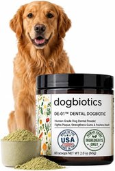 Dogbiotics DE-01 Dental Supplement for Dogs, 60 count slide 1 of 7