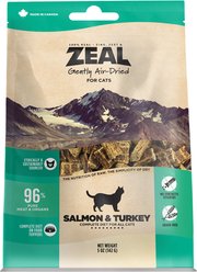 ZEAL Salmon & Turkey Recipe Grain-Free Gently Air-Dried Cat Food, 5-oz bag