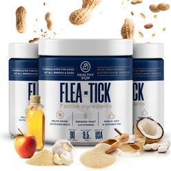 Healthy Pup Peanut Butter Flavored Flea & Tick Oral Treatment Soft Chews for Dogs, 270 count slide 1 of 9