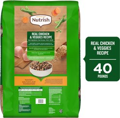Rachael Ray Nutrish Adult Real Chicken & Veggies Recipe Dry Dog Food, 40-lb bag slide 2 of 9