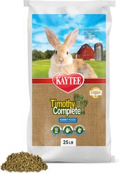 Kaytee Timothy Complete Pelleted Rabbit Food, 25-lb bag