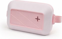 PawsPik Adjustable Silicone Multi-Function Dog & Cat Treat Pouch, Pink
