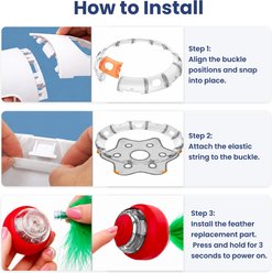 PawsPik Spin & Chase Interactive Smart Cat Toy slide 2 of 9