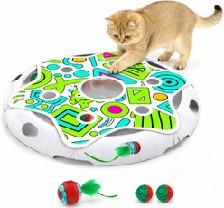 PawsPik Spin & Chase Interactive Smart Cat Toy