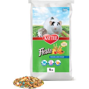 Kaytee Fiesta Gourmet Variety Diet Mouse & Rat Food, 15-lb bag