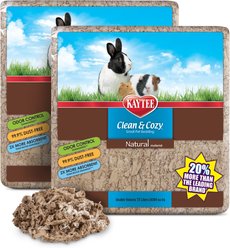Kaytee Clean & Cozy Natural Small Animal Bedding, 144-L