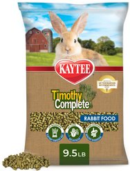 Kaytee Timothy Complete Pelleted Rabbit Food, 9.5-lb bag