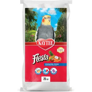 Kaytee Fiesta Variety Mix Cockatiel Food, 25-lb bag