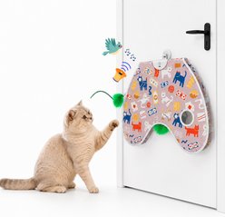 PawsPik Peek & Play Wall Mounted Interactive Electronic Hide & Seek Cat Toy
