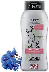 Wahl Gentle Formula Tearless Puppy Shampoo, Cornflower & Aloe Scent, 24-fl oz bottle