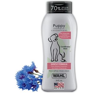 Wahl Gentle Formula Tearless Puppy Shampoo, Cornflower & Aloe Scent, 24-fl oz bottle