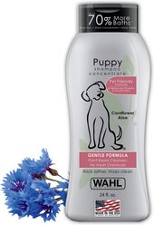 Wahl Gentle Formula Tearless Puppy Shampoo, Cornflower & Aloe Scent, 24-fl oz bottle