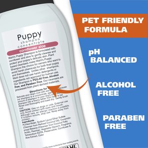 Wahl Gentle Formula Tearless Puppy Shampoo, Cornflower & Aloe Scent, 24-fl oz bottle