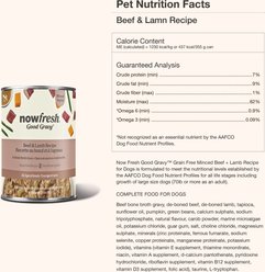 Now Fresh Good Gravy Minced Grain-Free Beef, Lamb Wet Dog Food, 12.5-oz can, case of 12 slide 2 of 7